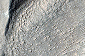 Fan-Shaped Feature in Ismenius Lacus