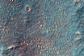 Light-Toned Materials on Elaver Vallis Floor