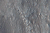 Flow Entering Fretted Terrain Valley