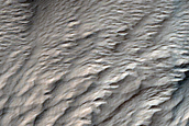 Alluvial Fan in Breached Pedestal Crater