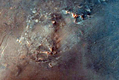 Crater with Steep Slopes