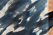 Flank Dunes in Abalos Undae
