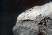 Frost Survey in Small Fresh Crater in Terra Cimmeria