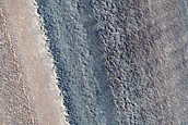 Exposure of North Polar Layered Deposits
