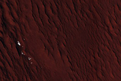 Exposure of North Polar Layered Deposits