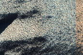 Upwind West Olympia Region Dune Interaction with Residual Polar Ice