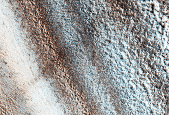 A Slash across Layered Deposits