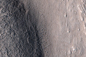 Flow Entering Fretted Terrain Valley