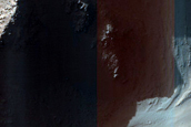 Canyon Walls in Coprates Chasma