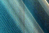 Exposure of North Polar Layered Deposits