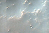 Frost Survey in Steep Crater near Scarp