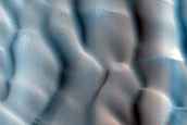 Abalos Undae Polar Crater Dunes