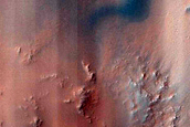 Climbing Dunes on Crater Wall