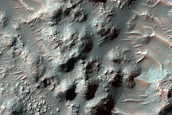 Crater Floor Bedrock in Northern Terra Cimmeria