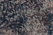 Flow Ejecta from 15-Km Impact Crater