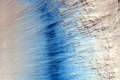 Crater with Steep Slopes