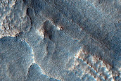 Fine Layer Deformation in Lobate Debris Apron
