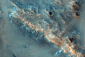 Ancient Terrain Southeast of Syrtis Major Planum