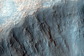 Impact Crater with Steep Slopes