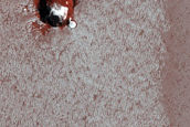 Small Crater on North Polar Deposits
