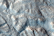 Features around Crater in Arabia Terra