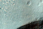 Valley and Trough in Ladon Valles Basin