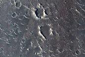 Streamlined Shape in Granicus Valles