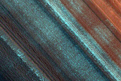Exposure of North Polar Layered Deposits