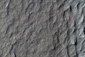 Test for Inverted Channel near Intersection with Crater