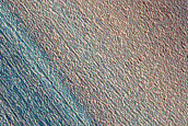 Exposure of North Polar Layered Deposits