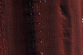 Exposure of North Polar Layered Deposits