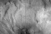 Layers in Depression in Hellas Planitia