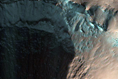 Crater in Terra Sabaea