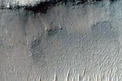 Streamlined Feature in Elaver Vallis