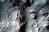 Crater in Southern Mid-Latitudes