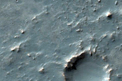 Area of Mineralogic Interest South of Thaumasia Planum