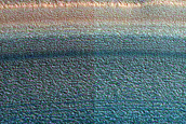 Exposure of North Polar Layered Deposits