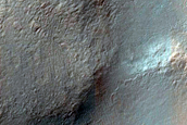Tyrrhena Terra Impact Crater Exposing Phyllosilicates