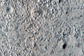 Possible Vent in Young Lava Flows in Elysium Region