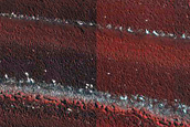 Exposure of North Polar Layered Deposits