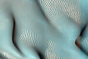 Dune Monitoring in Milankovic Crater