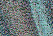 Exposure of North Polar Layered Deposits