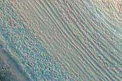 Exposure of North Polar Layered Deposits