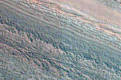Exposure of North Polar Layered Deposits