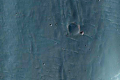Well-Preserved Impact Crater on Southeast Rim of Roddy Crater