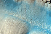 Slope Features in Cerberus Fossae