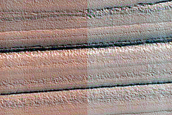 Exposure of North Polar Layered Deposits