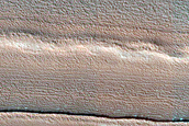 Exposure of North Polar Layered Deposits