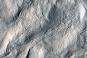Features around Crater in Terra Sabaea