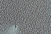 Small Crater on North Polar Cap